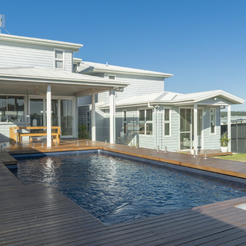 Pool with Exterior 1 500x500 - Newcastle Builders